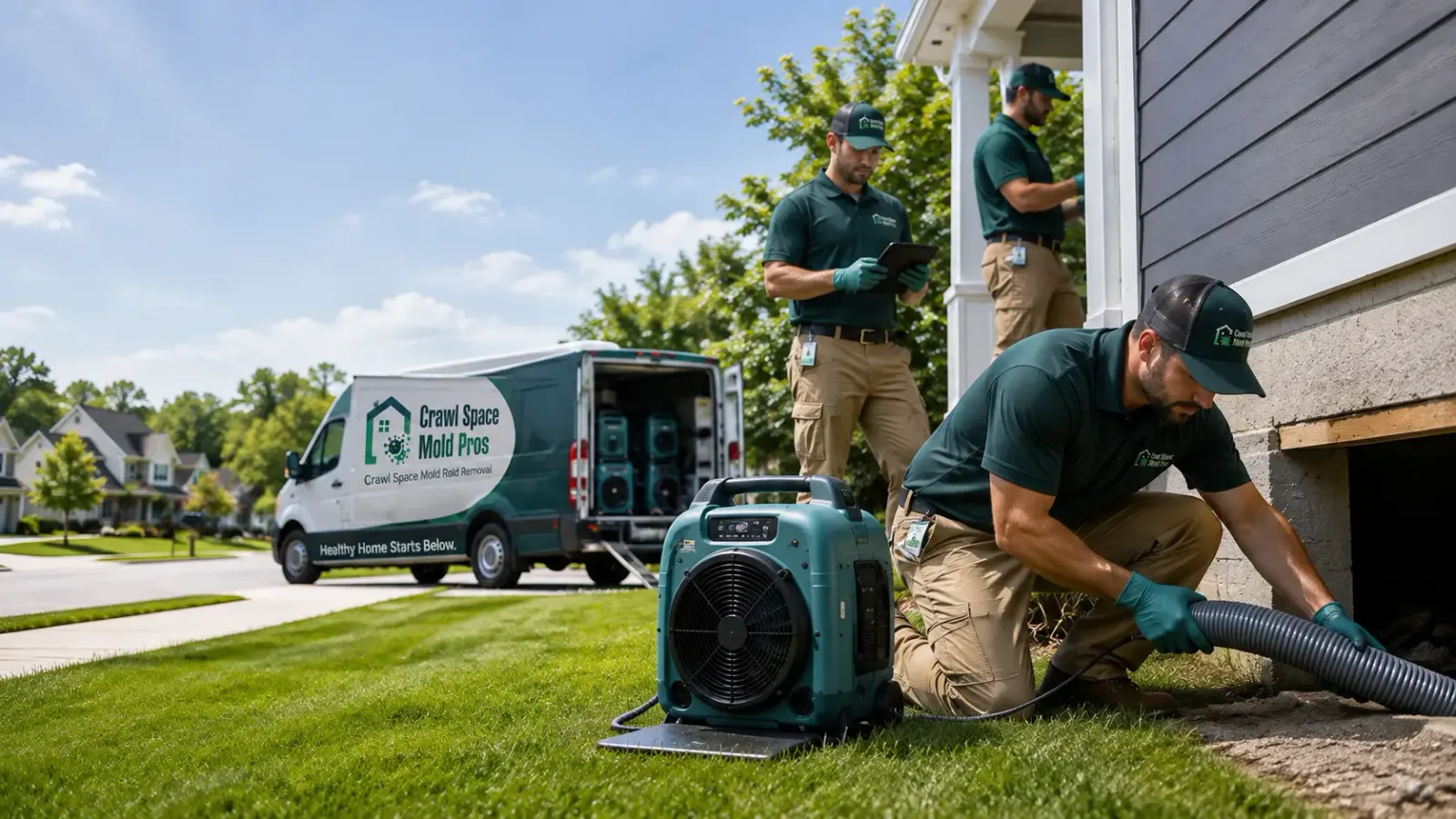 Crawl Space Mold Removal in Birmingham, MI
